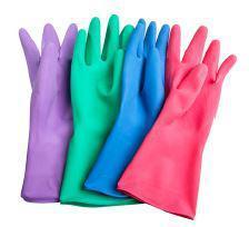 Перчатки для уборки резиновые