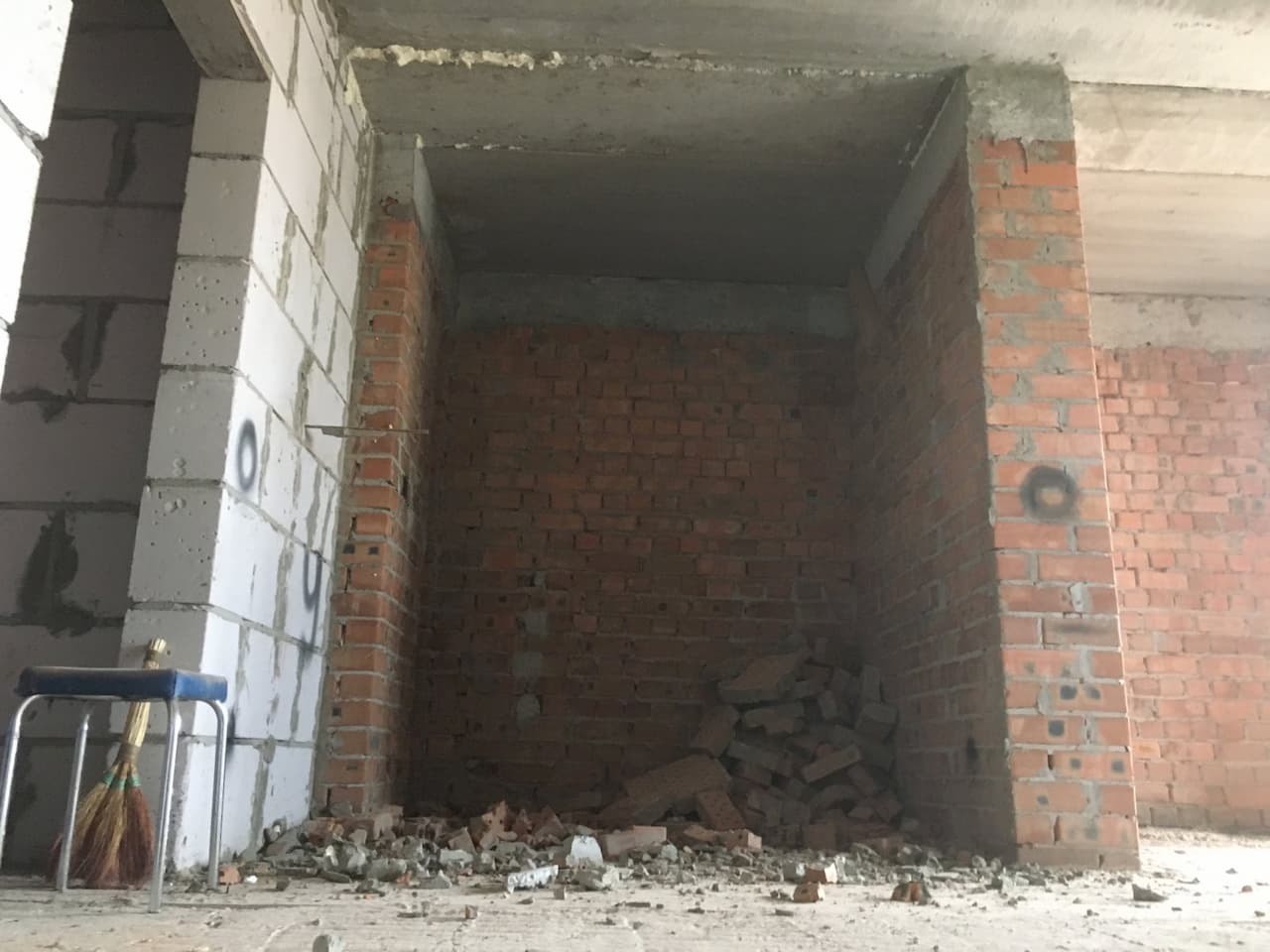 Планировка второго этажа после демонтажа