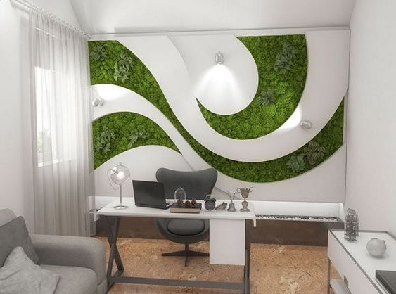 Живая стена – вертикальное озеленение в интерьере